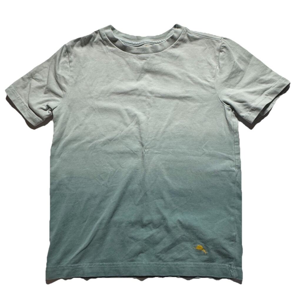 Tommy Bahama Kids Blue Ombre T-Shirt Size 5/6 Cotton Short Sleeve Tee